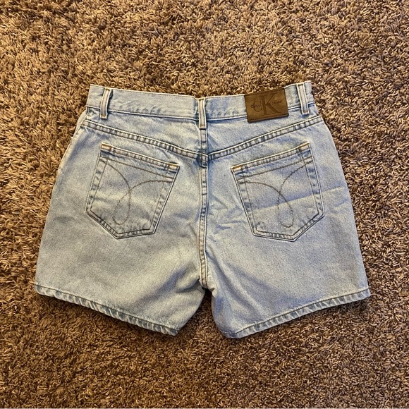 Vintage Calvin Klein Light Blue Denim Shorts - Picture 9 of 9